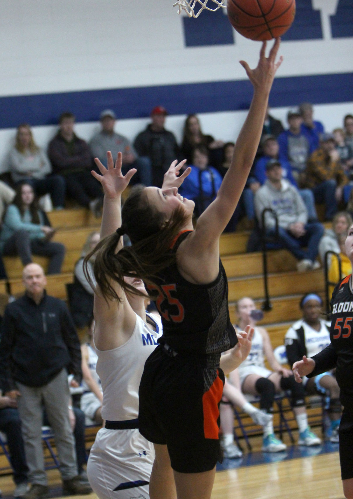 Bloomer at McDonell girls basketball 1-22-22